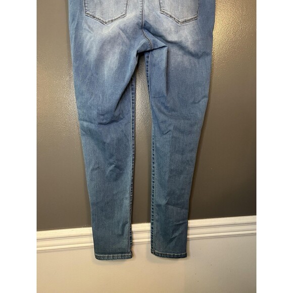 WAX Jean Jeans Womens Size 14 Light Wash Mid Rise Skinny Stretch - Picture 5 of 9